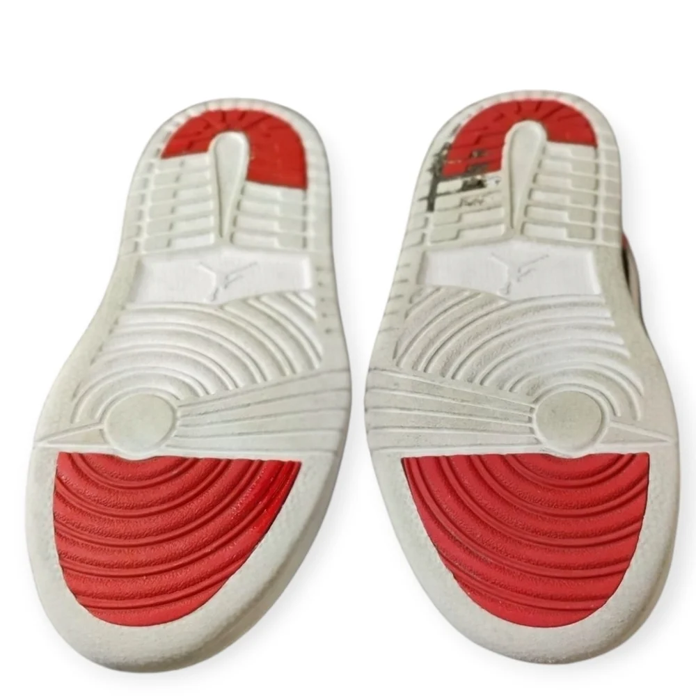 Jordan 1 Low Alt Black Red White Velcro Toddler Size 12C